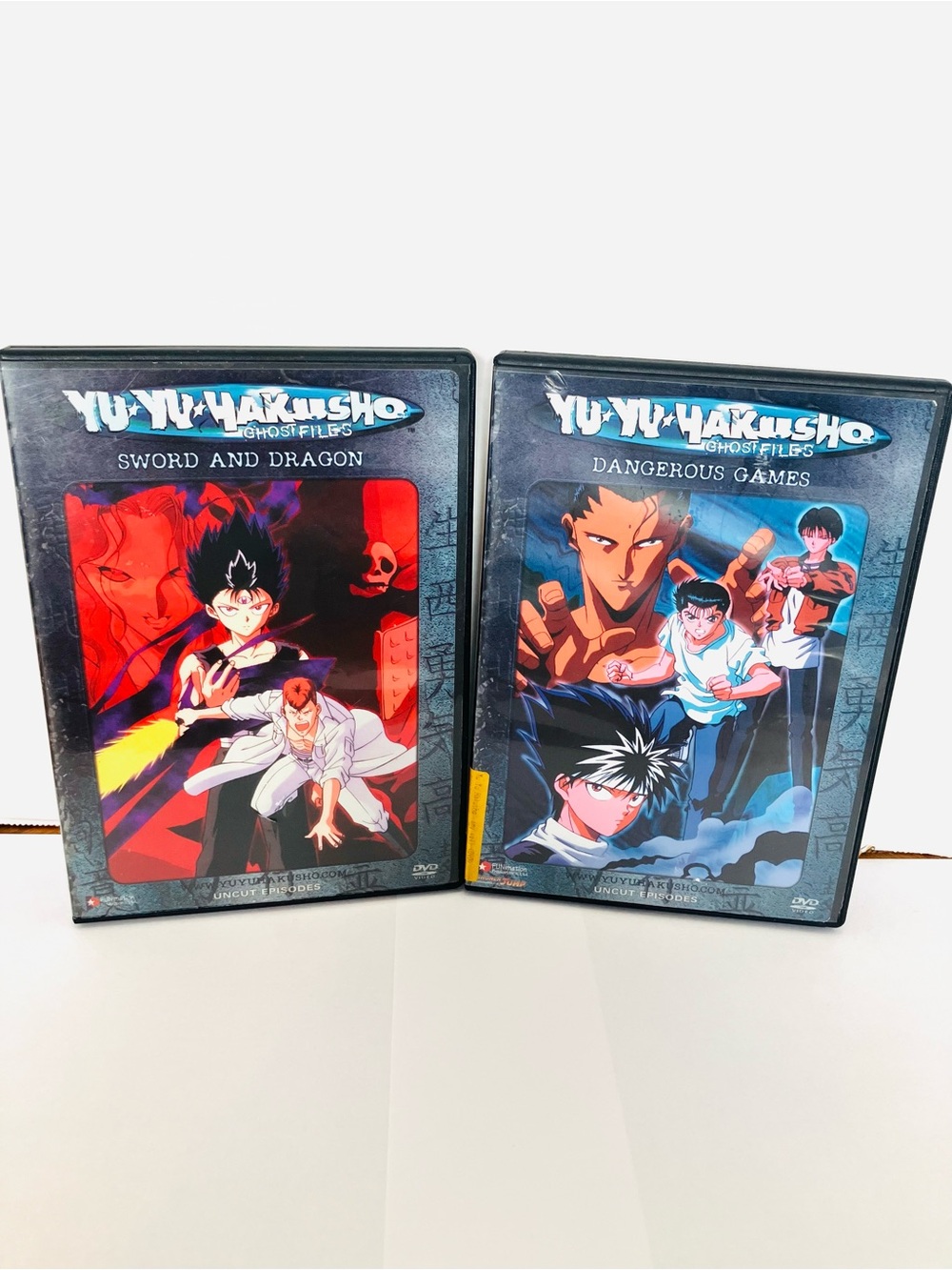 Yu Yu Hakusho Ghost Files DVD Lot(2) Dangerous Games/Sword And Dragon Read Work